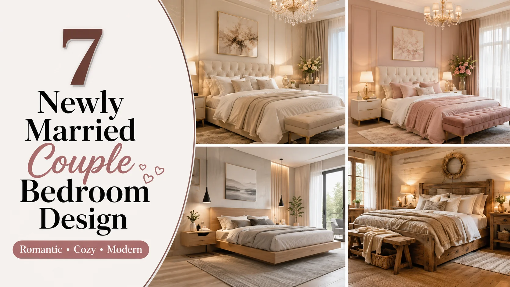 7 newly married couple bedroom designs