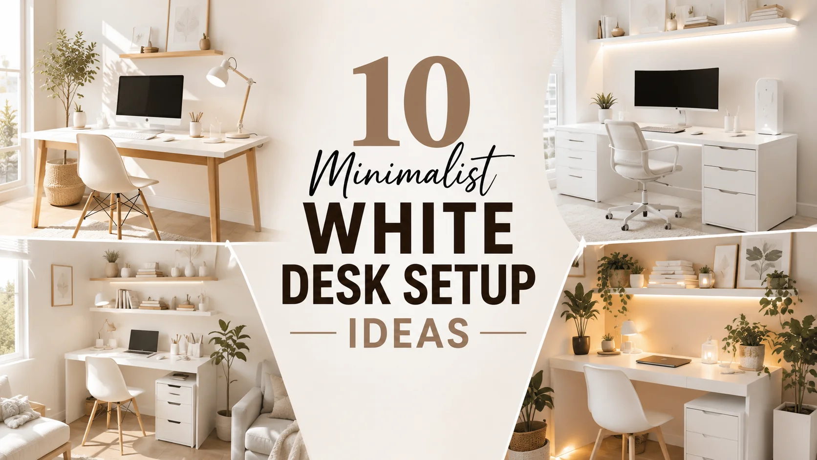 Minimalist desk setups and ideas