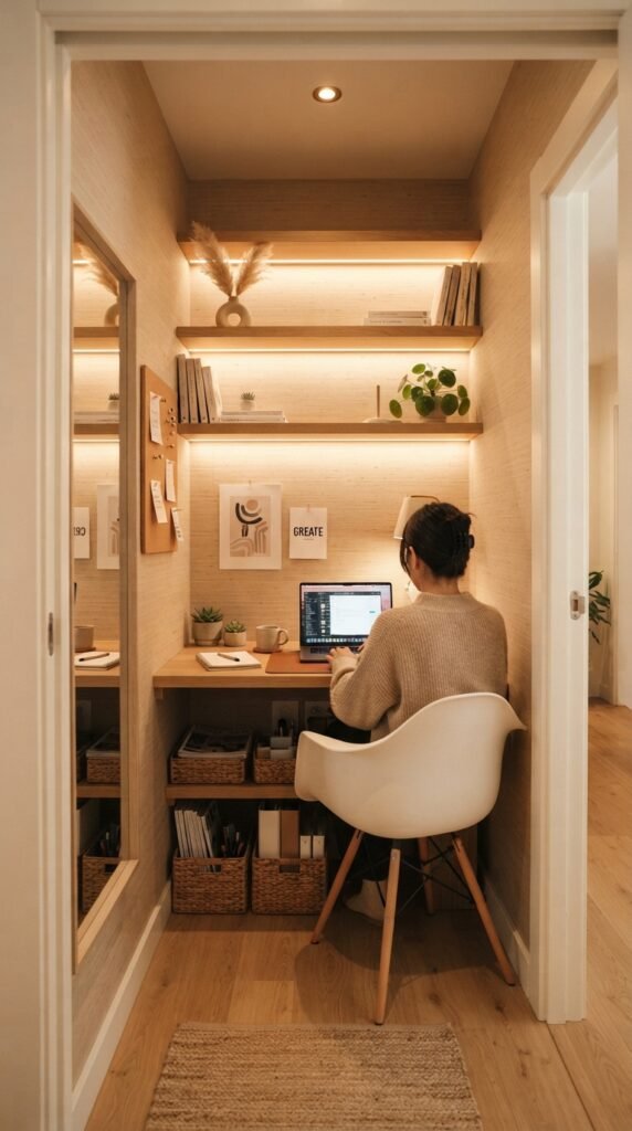 Built-In Closet Office