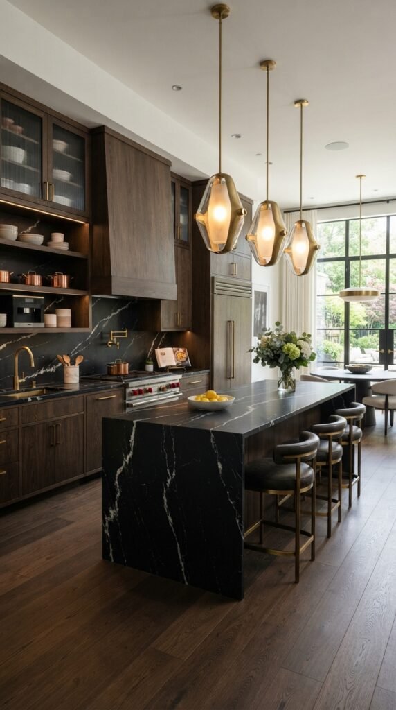 Dark Oak Luxury Kitchen