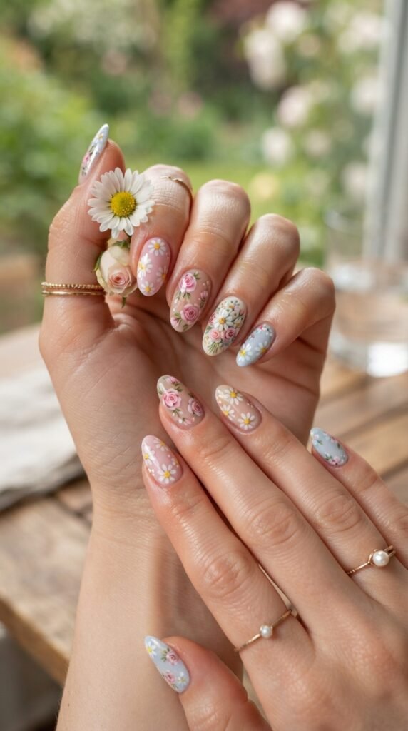 Floral Nail Art