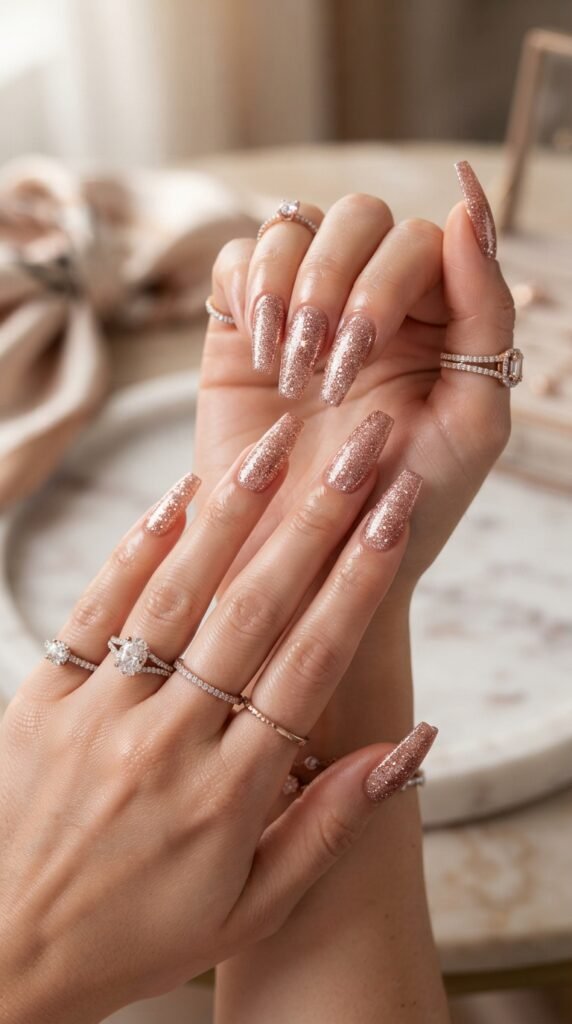 Glitter Glam Nail Art