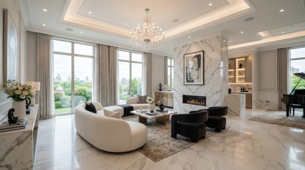 Luxury Marble Living Room