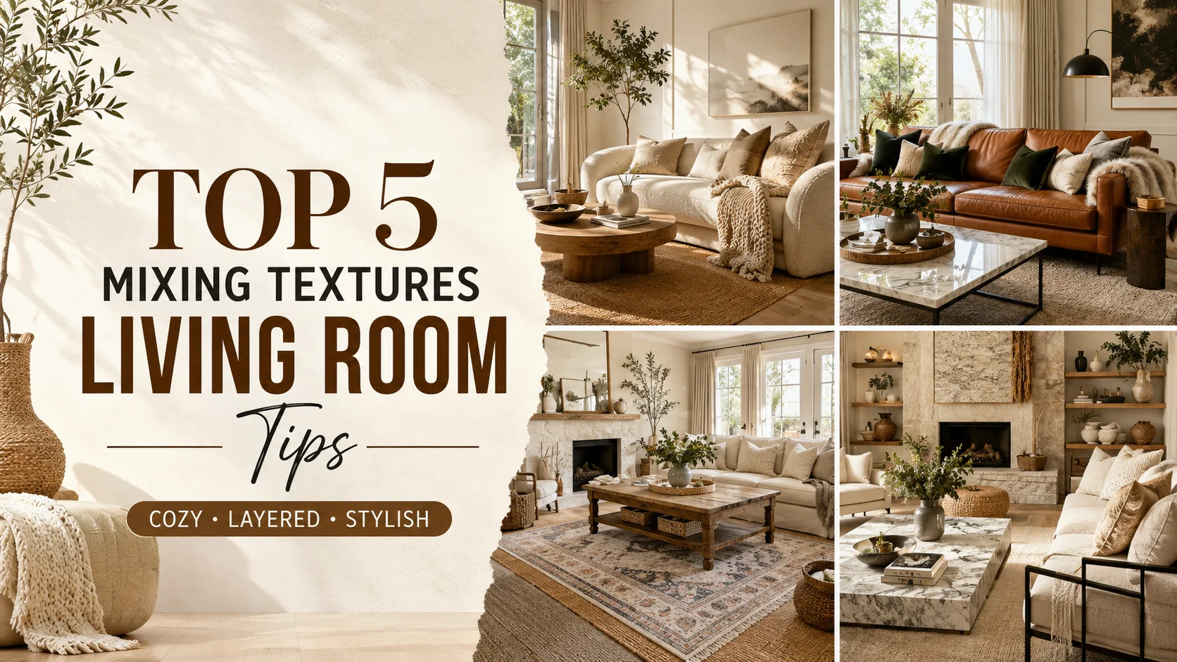 Mixing Textures Living Room Tips