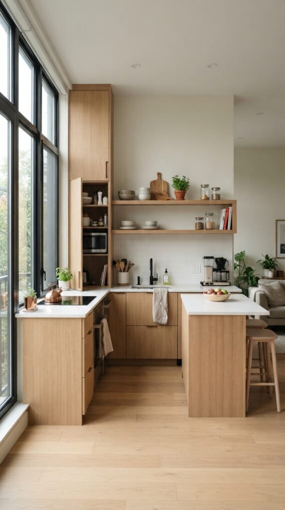 Small Oak Kitchen Design