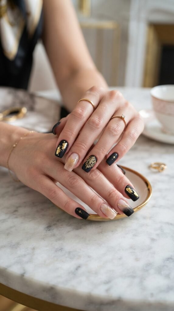 Matte Nail Art