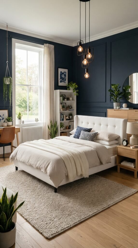 Navy Blue Boy Bedroom