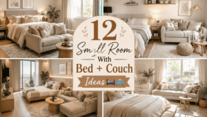 Small Room With Bed and Couch Ideas