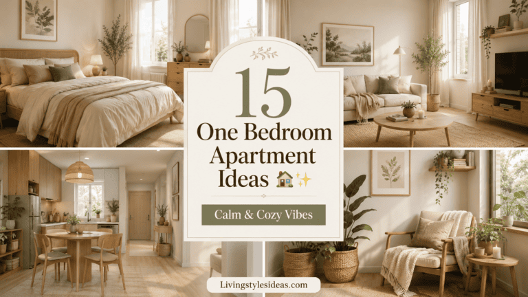 15 One Bedroom Apartment Ideas for a Calm, Relaxing Vibe
