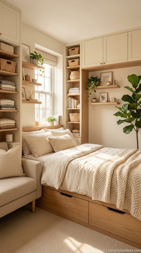 Small Room With Bed and Couch Ideas