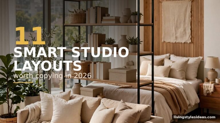11 smart studio apartment layout ideas for a small space in 2026
