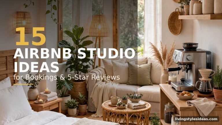 15 Airbnb Studio Ideas for Bookings & 5-Star Reviews