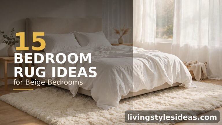15 Bedroom Rug Ideas for Beige Bedrooms