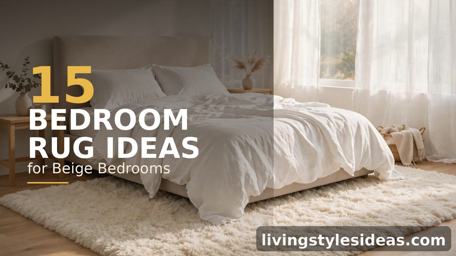 15 Bedroom Rug Ideas for Beige Bedrooms