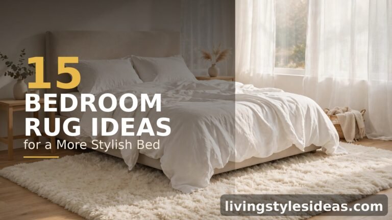 15 Bedroom Rug Ideas to Make Your Bed Look More Stylish