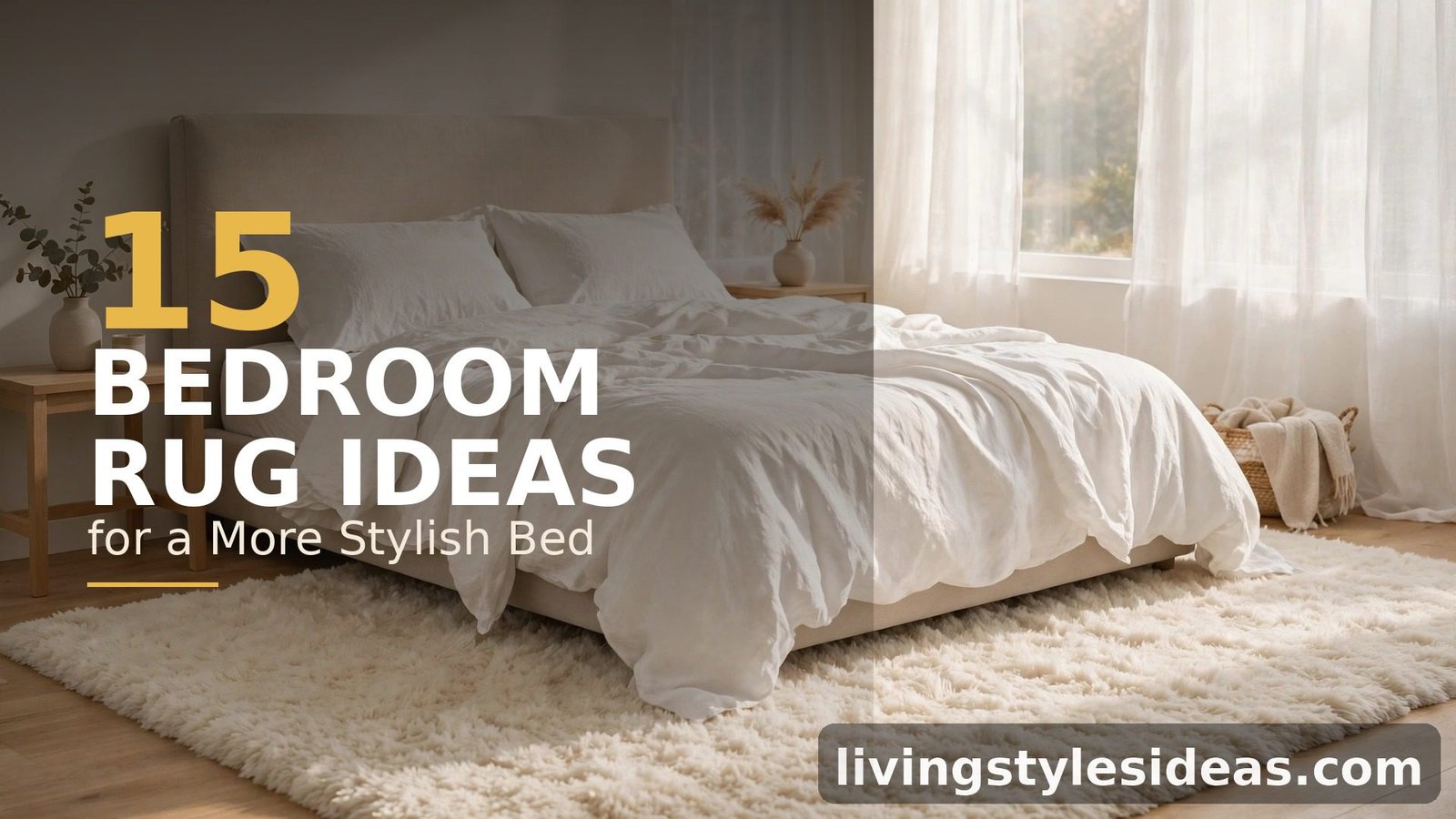 15 Bedroom Rug Ideas to Make Your Bed Look More Stylish