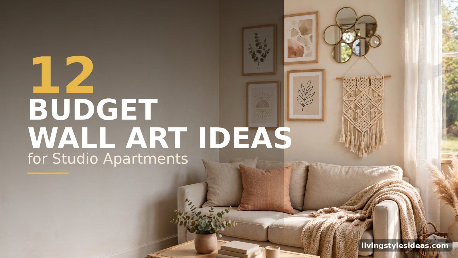 12 Wall Art Ideas for Your Studio Apartment