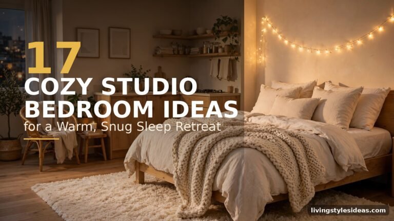 17 cozy studio apartment bedroom ideas