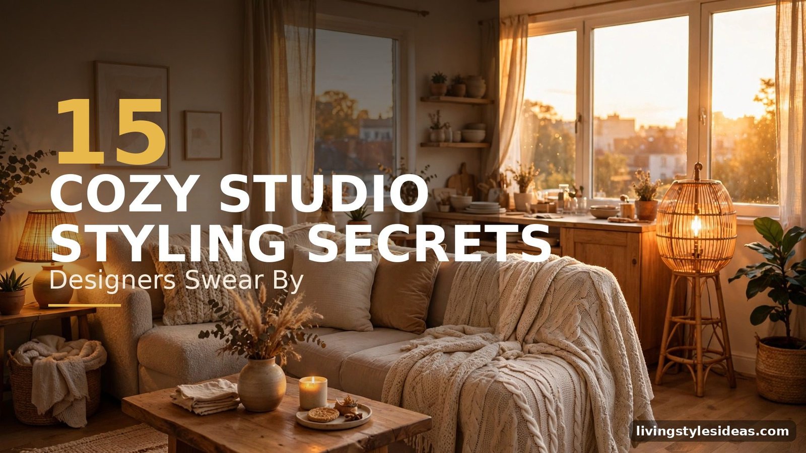 15 cozy studio apartment styling secrets designers use — featured image