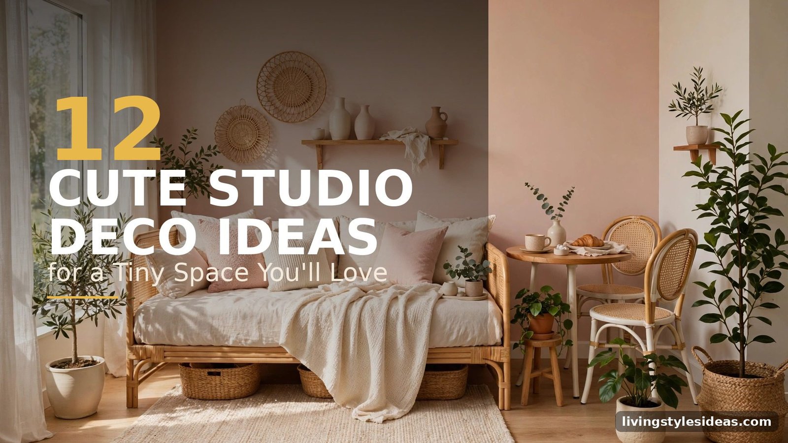 12 cute studio apartment deco ideas featured image