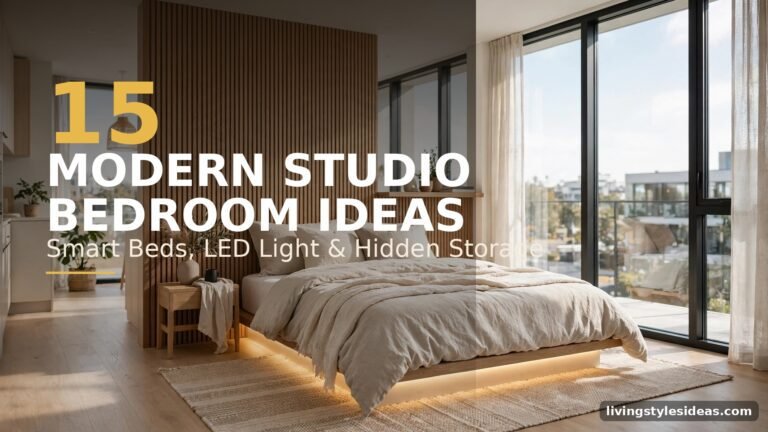 15 modern studio apartment bedroom ideas