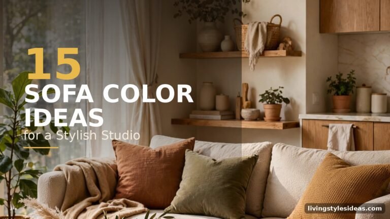 15 Sofa Color Ideas for Anyone Living in a Studio Apartment — featured image