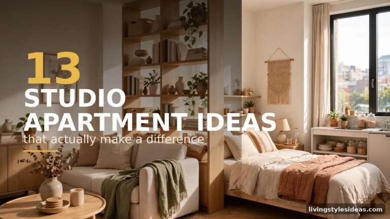 13 Simple Studio Apartment Ideas That Actually Make a Difference