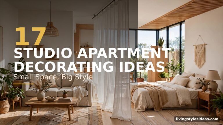17 studio apartment decorating ideas featured image