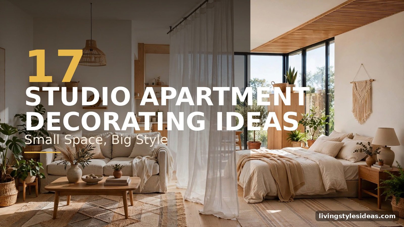 17 studio apartment decorating ideas featured image