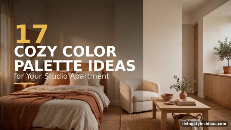 17 Cozy Color Palette Ideas for Anyone Living in a Studio Apartment (2026)