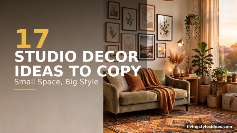 17 ideas to decorate a studio apartment worth copying
