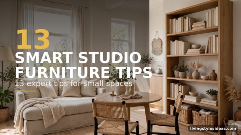 How to choose furniture for a studio apartment — 13 expert tips.