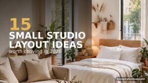 15 small studio apartment layout ideas worth copying — featured image