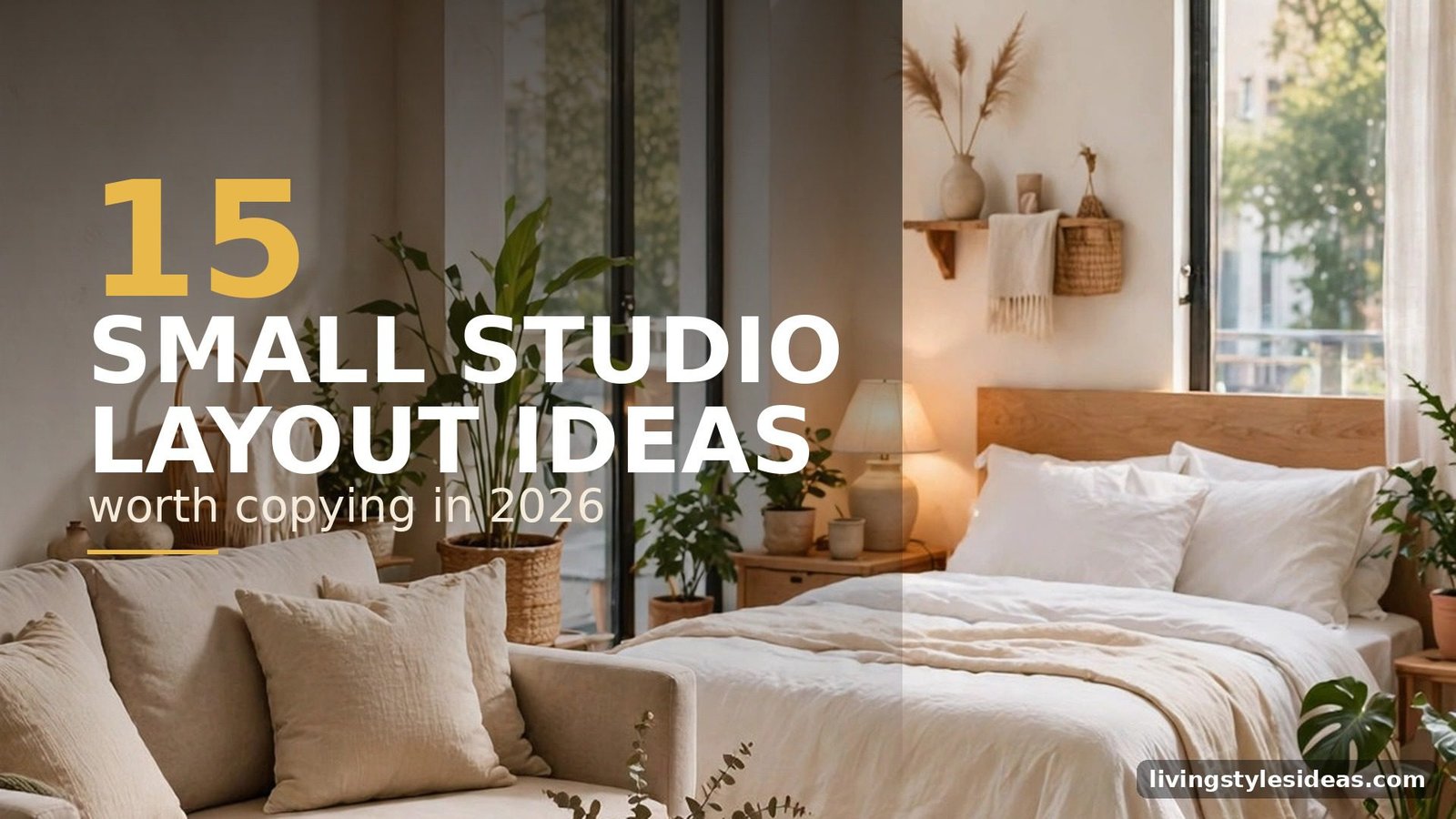15 small studio apartment layout ideas worth copying — featured image
