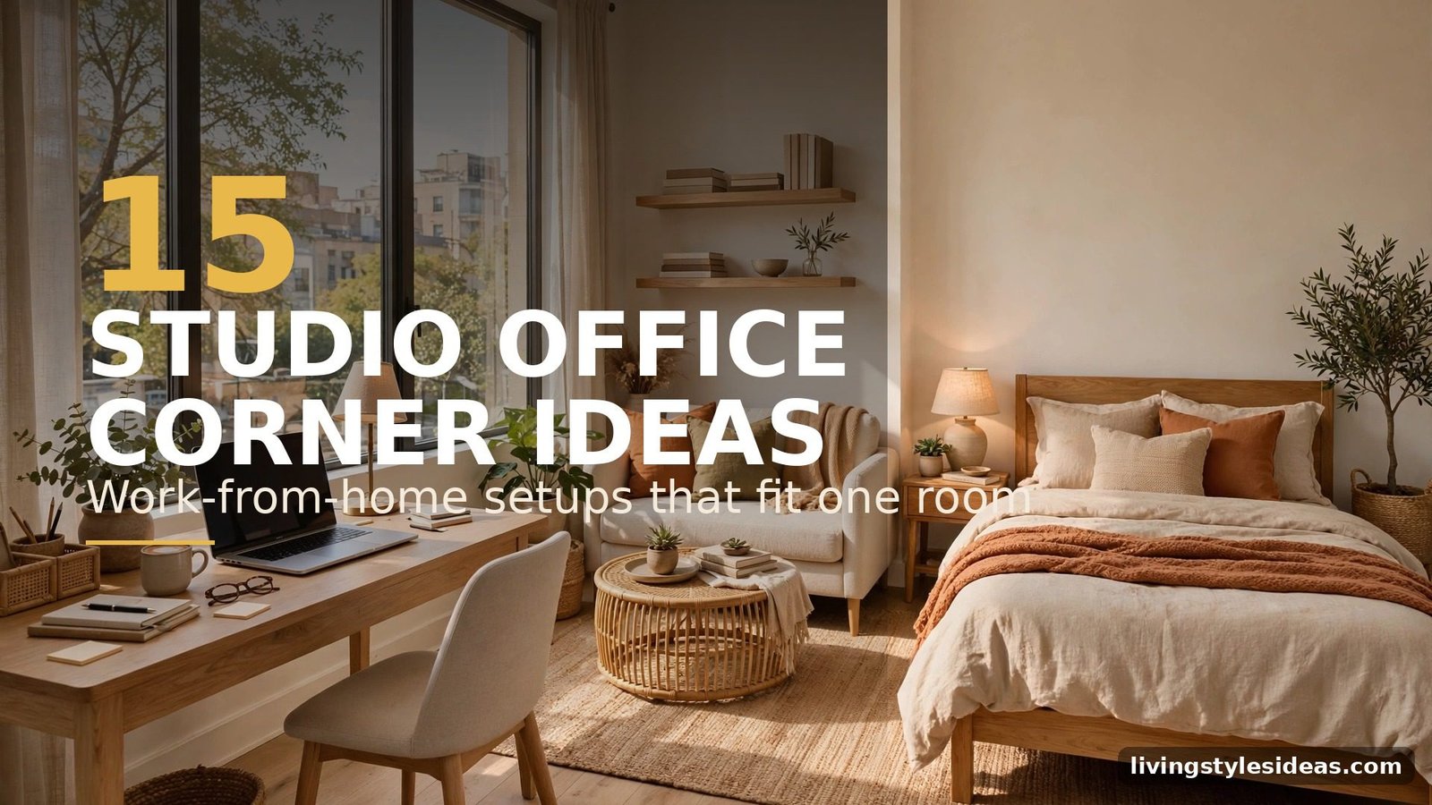 15 design studio apartment ideas with a home office corner