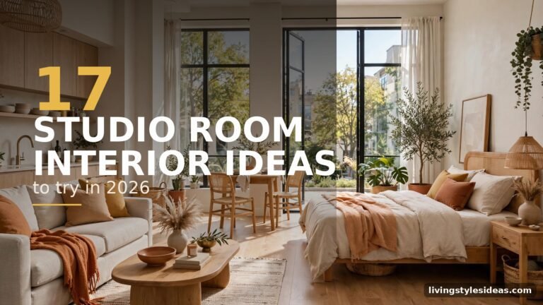 17 Studio Room Interior Ideas to Try