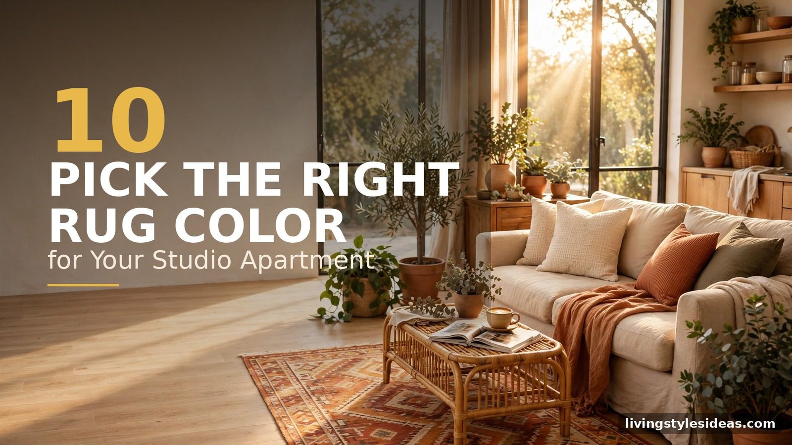 How to pick the right rug color for a studio apartment — 10 decision steps featured image