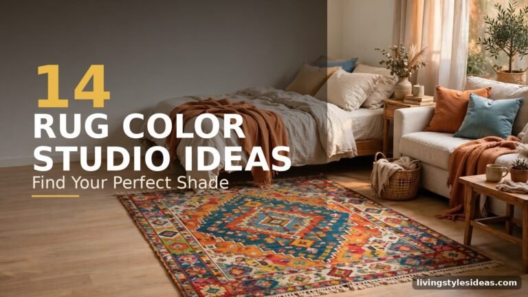 14 Rug Color Ideas for Anyone Living in a Studio Apartment
