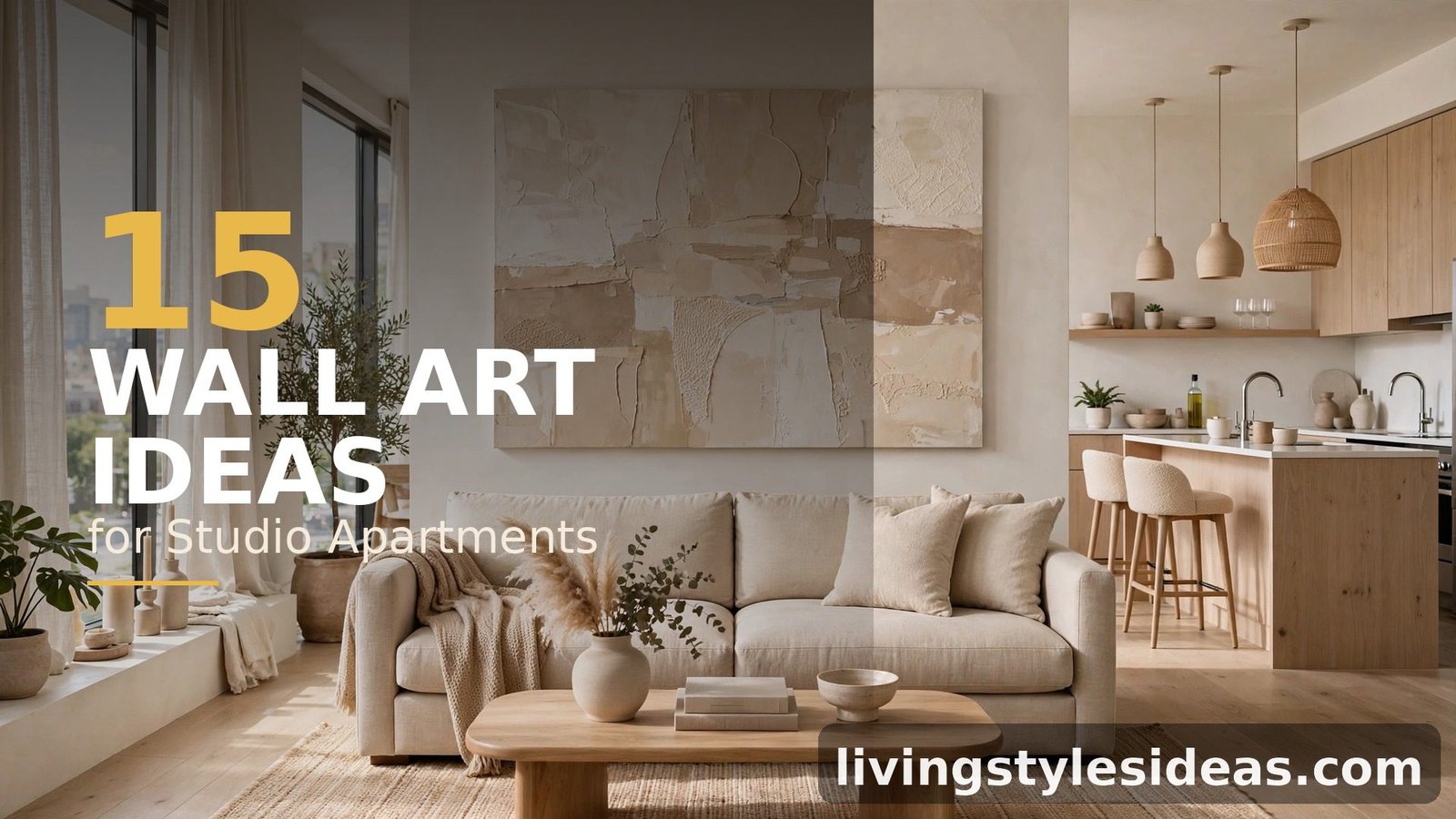 15 Wall Art Ideas for Anyone Living in a Studio Apartment