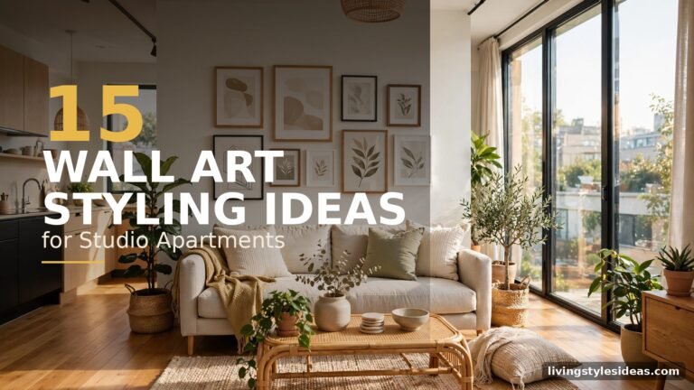 How to Style Wall Art in a Studio Apartment: 15 Ideas